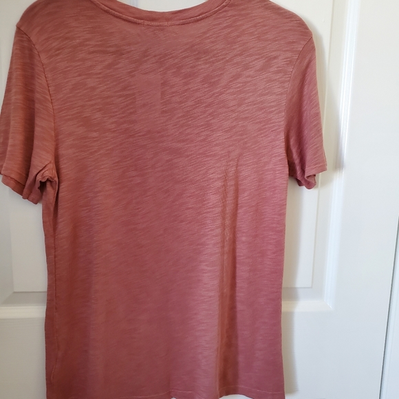 NEW Splendid Dusty Rose Supima Cotton Casual Crew Neck T Shirt Women's Size S/M - Picture 5 of 6
